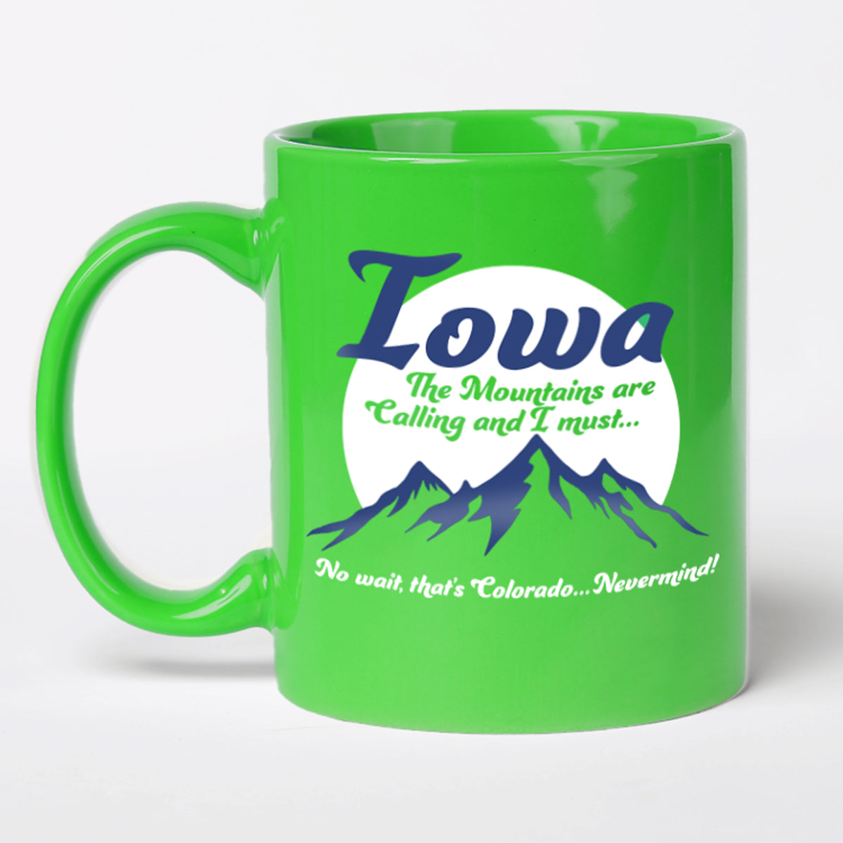 Iowa Mountains Are Calling Mug - Bozz Prints