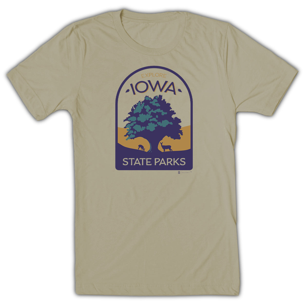 Explore Iowa State Parks Crest T-Shirt - Bozz Prints