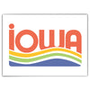 Iowa Waves Greeting Card - Bozz Prints