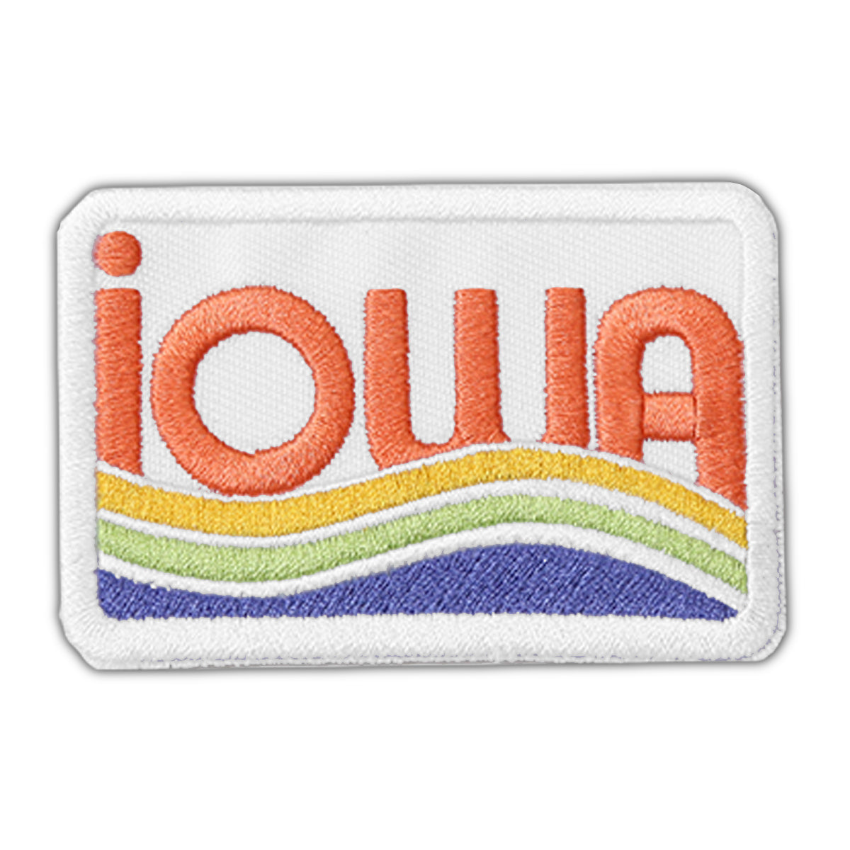 Iowa Waves Patch - Bozz Prints