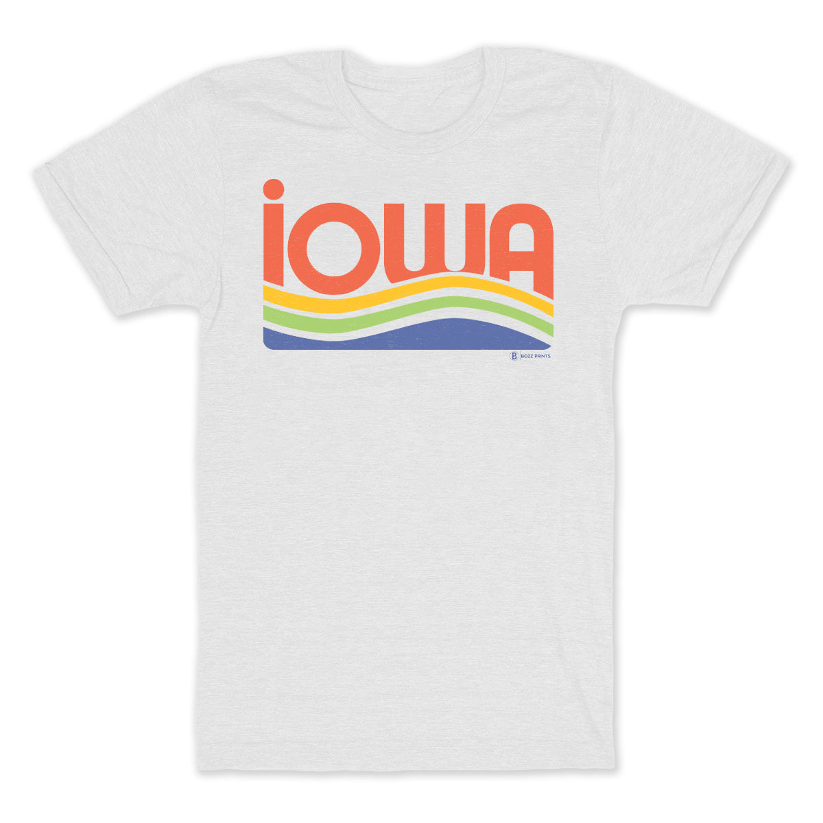Iowa Waves T-Shirt - Bozz Prints