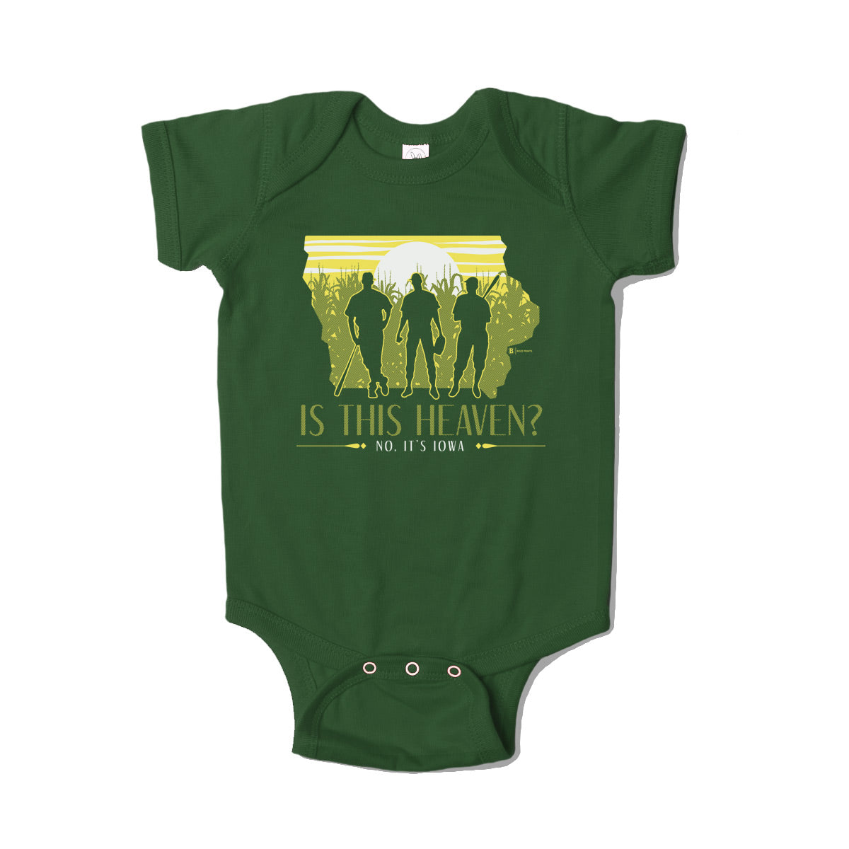 Is this Heaven? No, It's Iowa Onesie - Bozz Prints