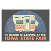 Iowa State Fair Camping Postcard - Bozz Prints