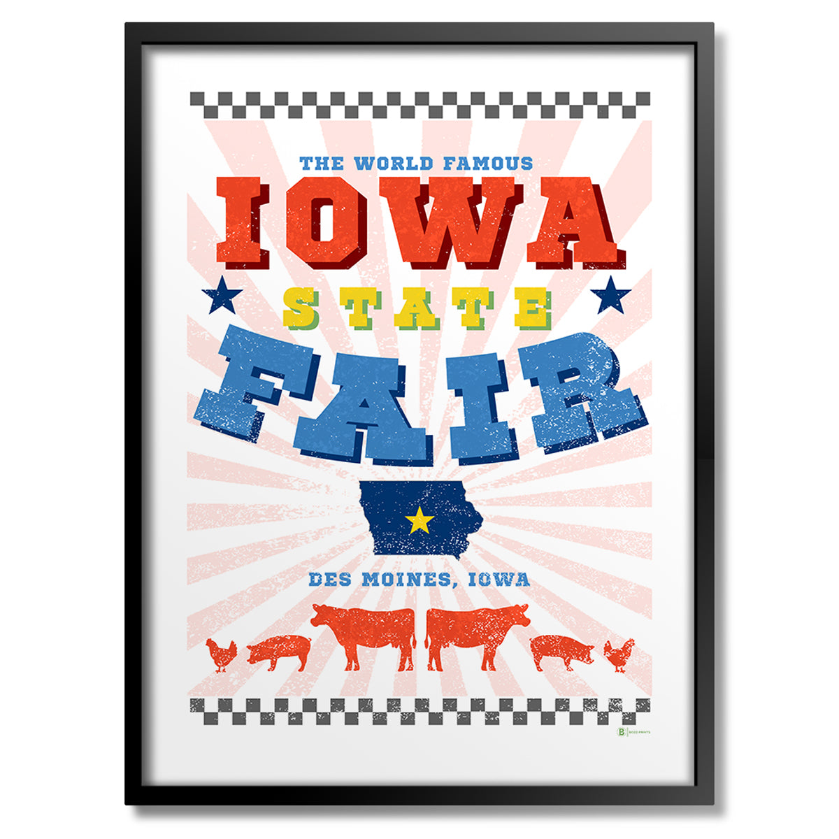 The World Famous Iowa State Fair Print - Bozz Prints