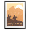 Jackson Hole By Horseback Print - Bozz Prints