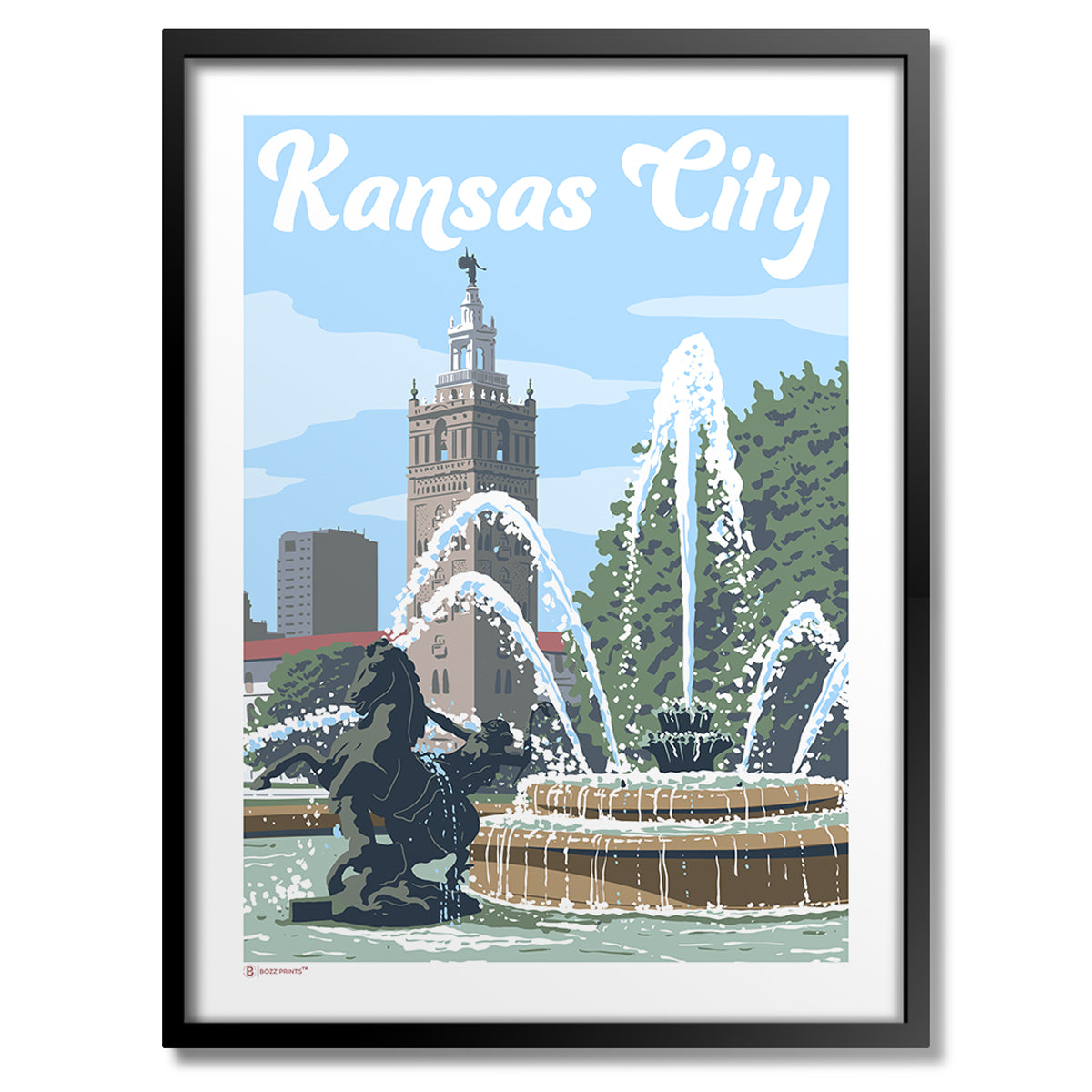 Kansas City Country Club Plaza Print