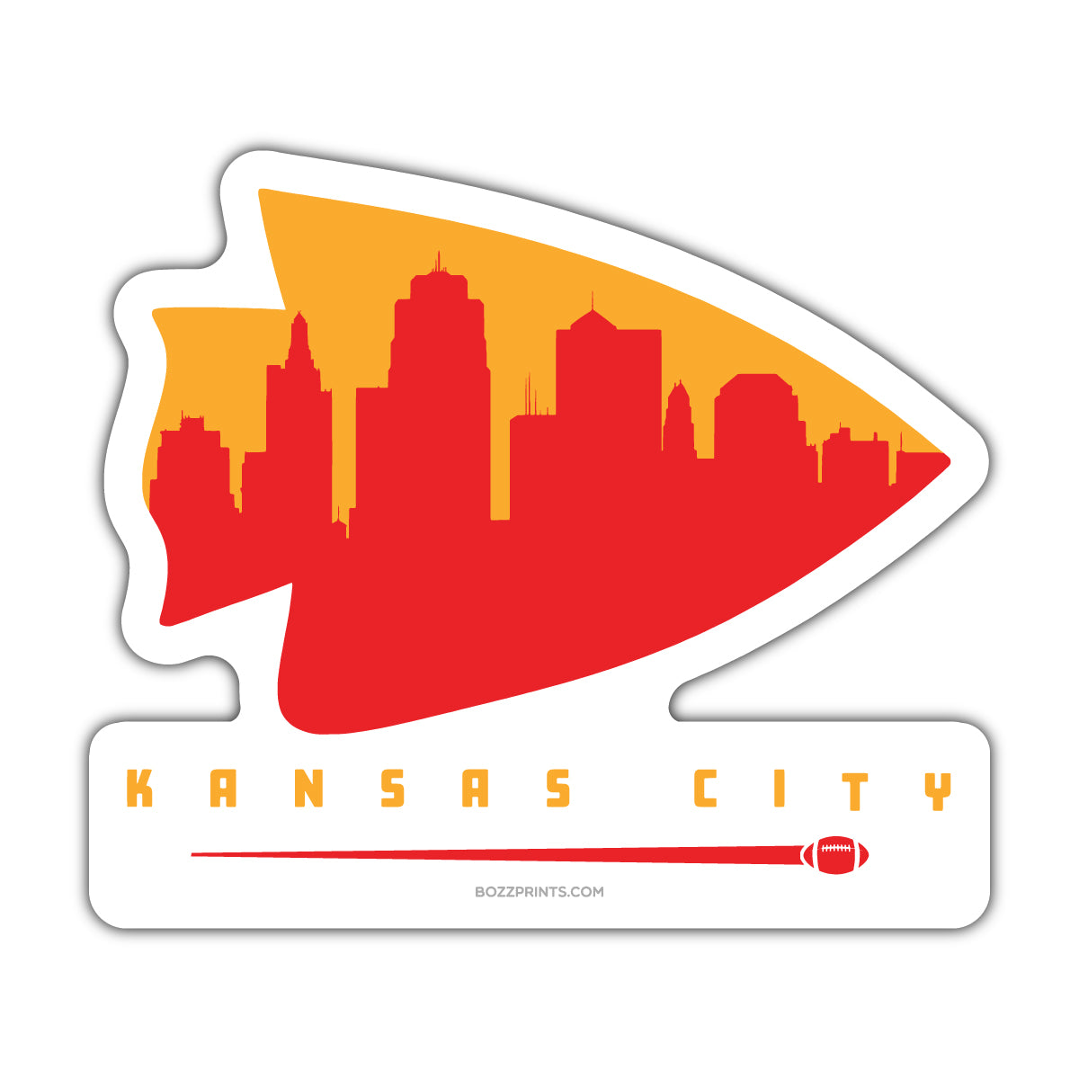 Kansas City Football - Bozz Prints