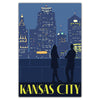 Kansas City Night Sky Postcard