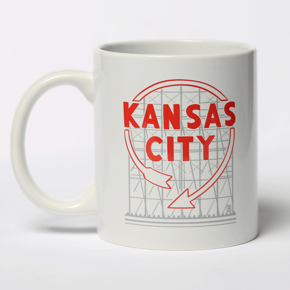 Kansas City Auto Sign Mug - Bozz Prints
