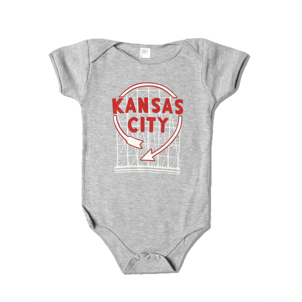 Kansas City Auto Sign Onesie - Bozz Prints