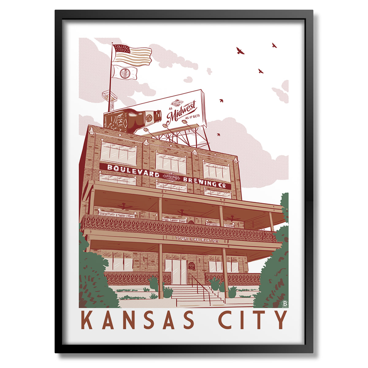 Boulevard Beer Hall Print - Bozz Prints