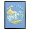 Kansas City Circle Print - Bozz Prints