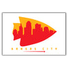 Kansas City Football Postcard - Bozz Prints