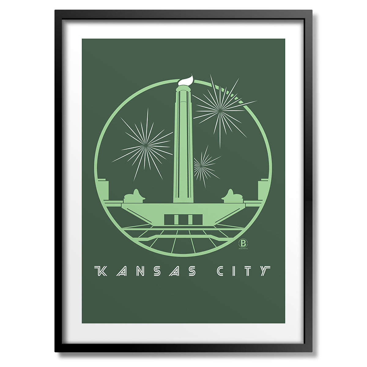 Kansas City Liberty Icon Print - Bozz Prints