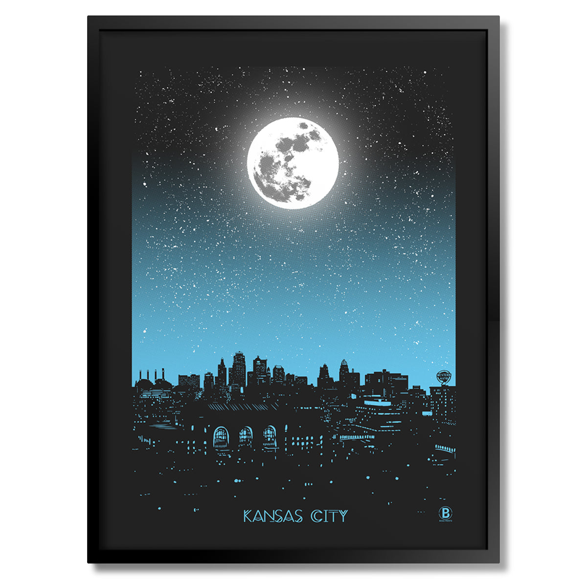 Kansas City Moon Print - Bozz Prints