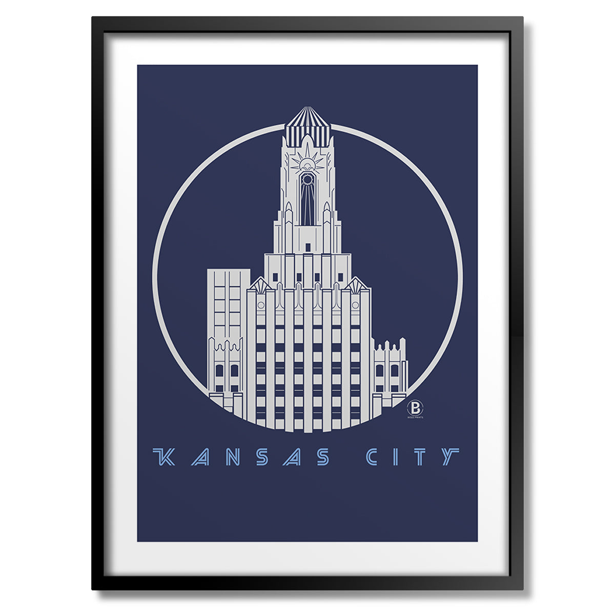 Kansas City Power & Light Icon Print - Bozz Prints