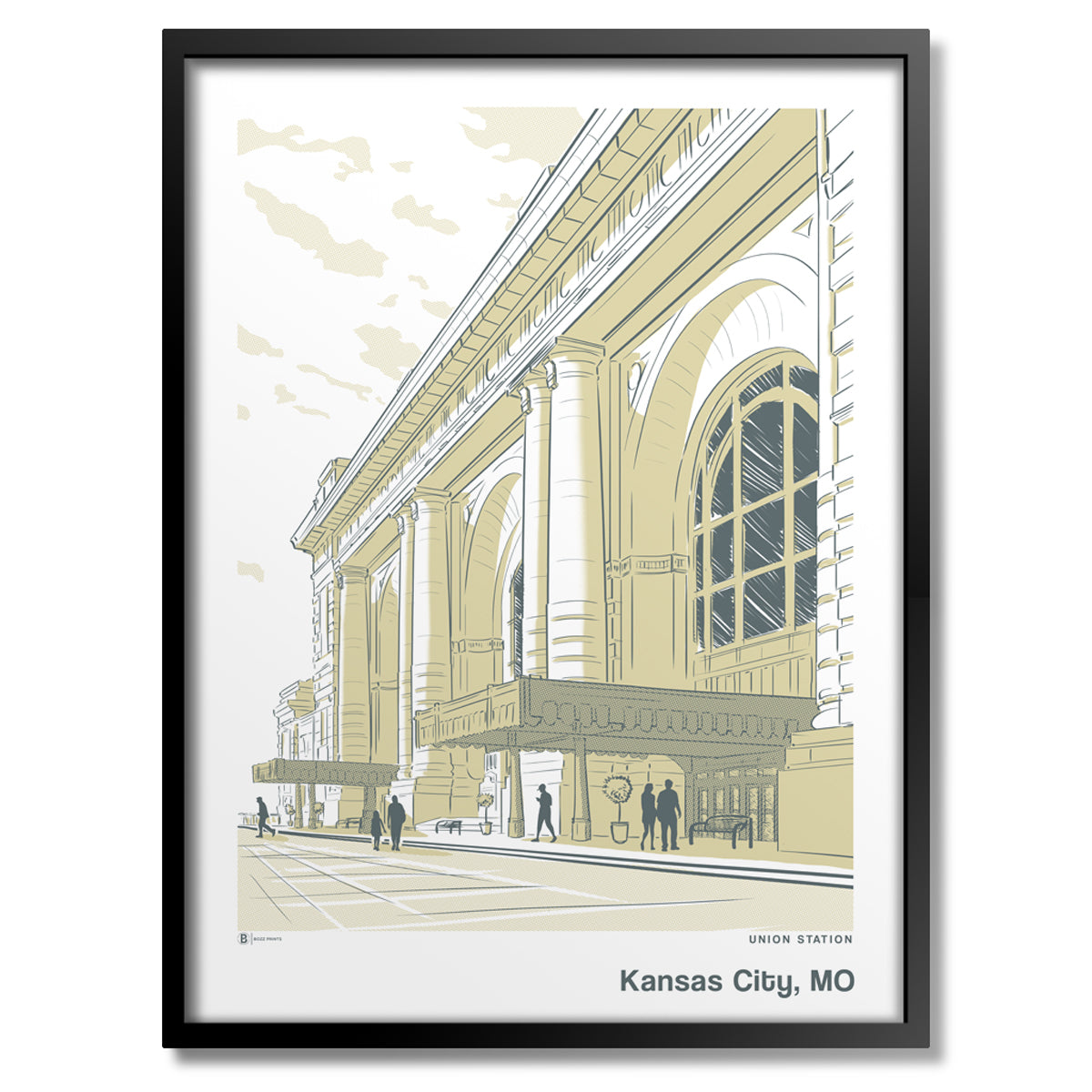 Kansas City Union Station Print - Bozz Prints
