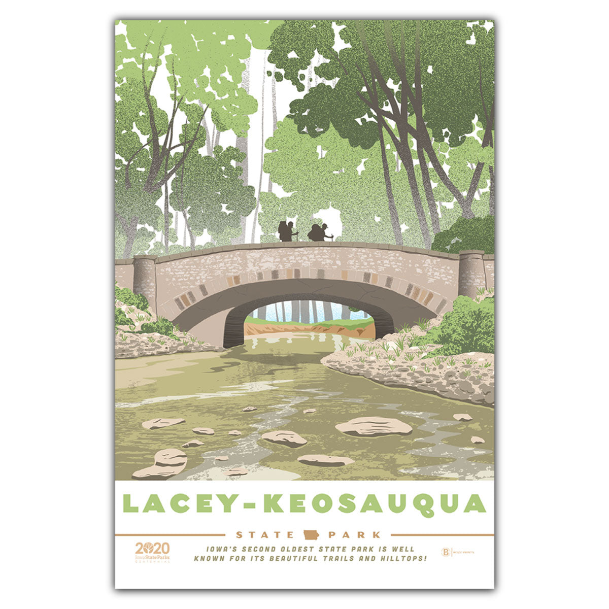 Lacey-Keosauqua State Park Postcard - Bozz Prints