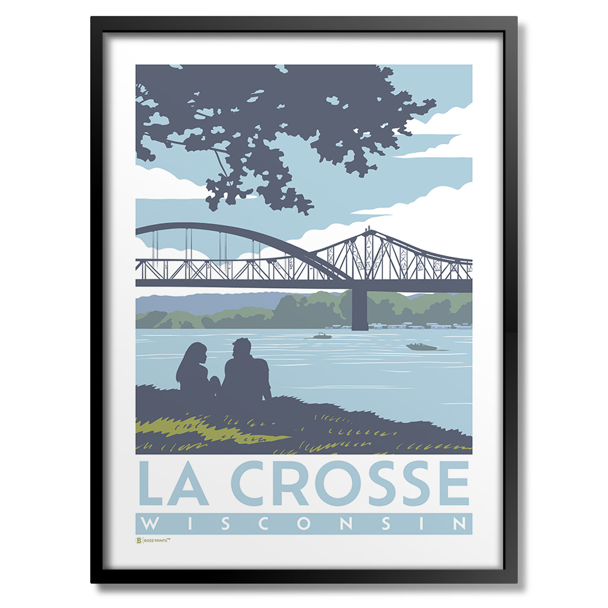 La Crosse Riverside Park Print - Bozz Prints