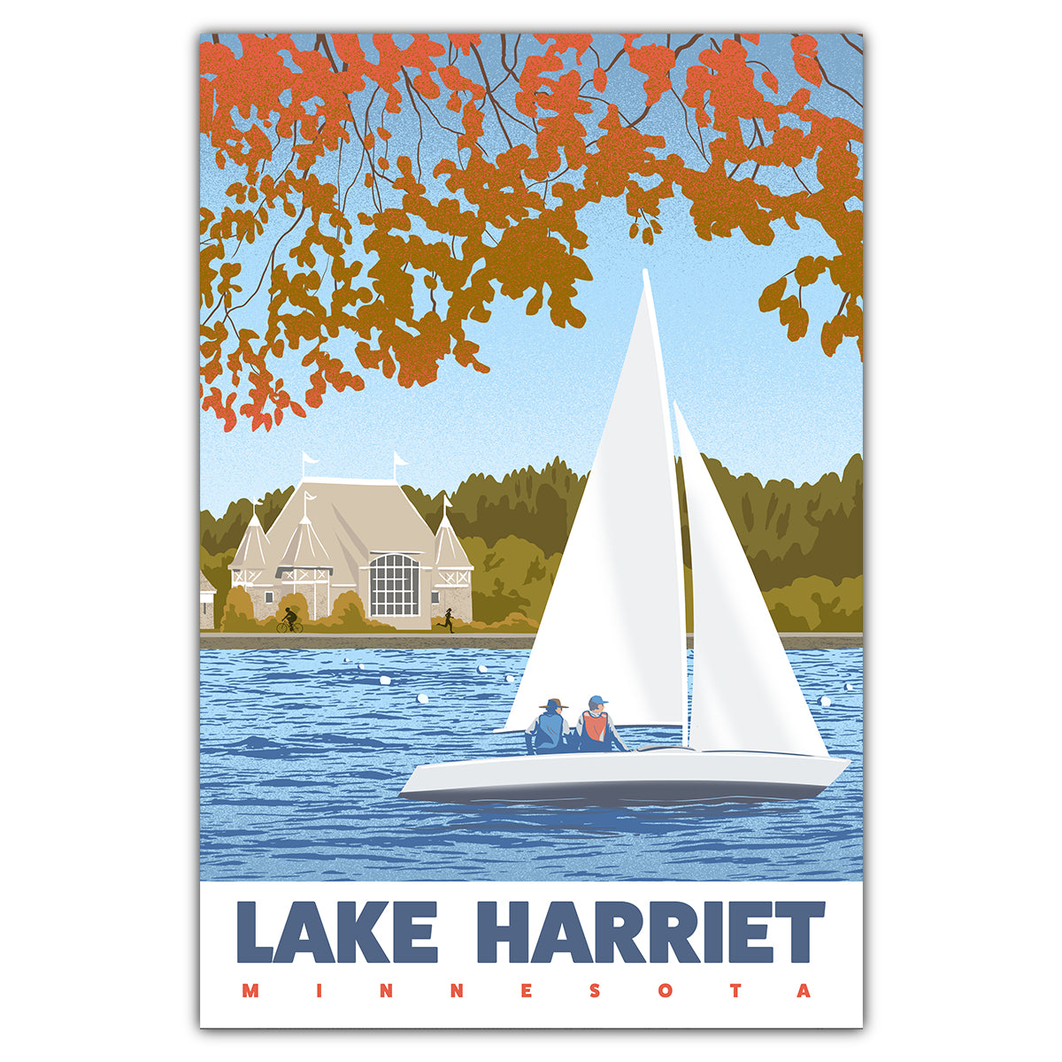 Lake Harriet Postcard - Bozz Prints