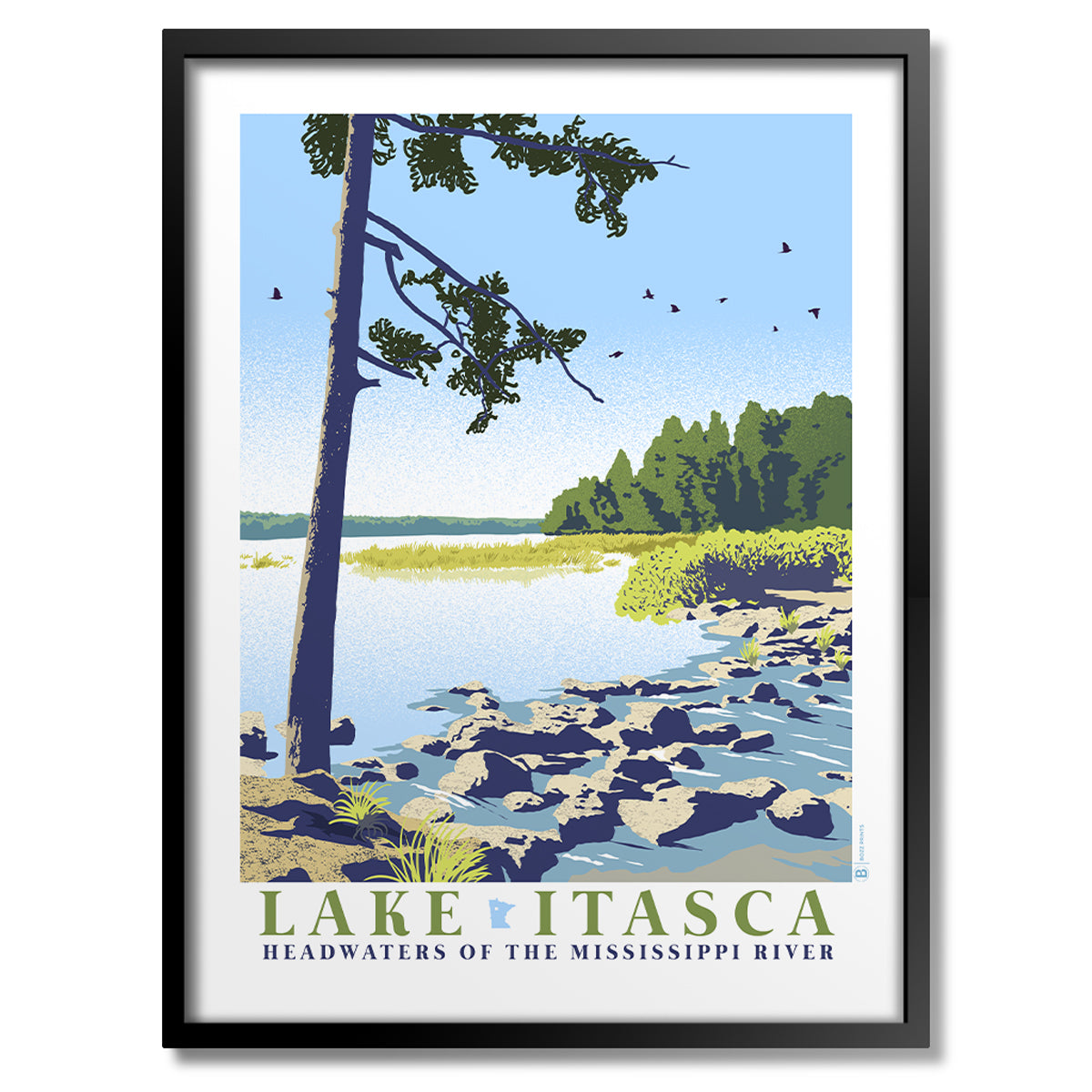 Lake Itasca Print - Bozz Prints