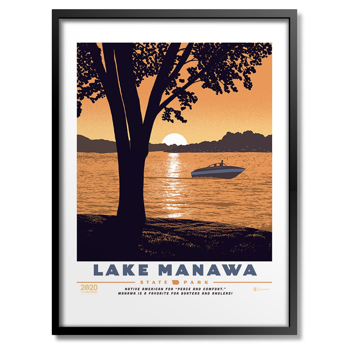 Lake Manawa State Park Print - Bozz Prints