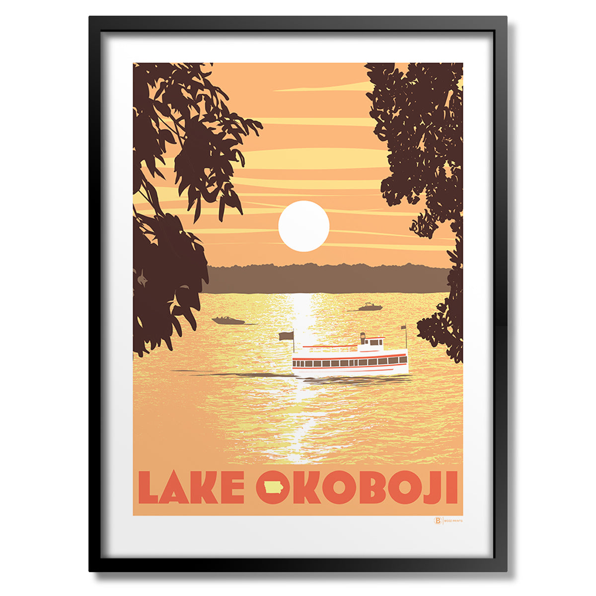Lake Okoboji Sunset Print - Bozz Prints