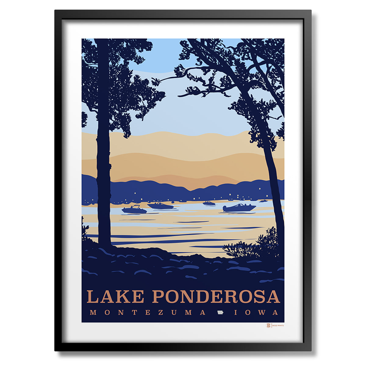Lake Ponderosa Print - Bozz Prints