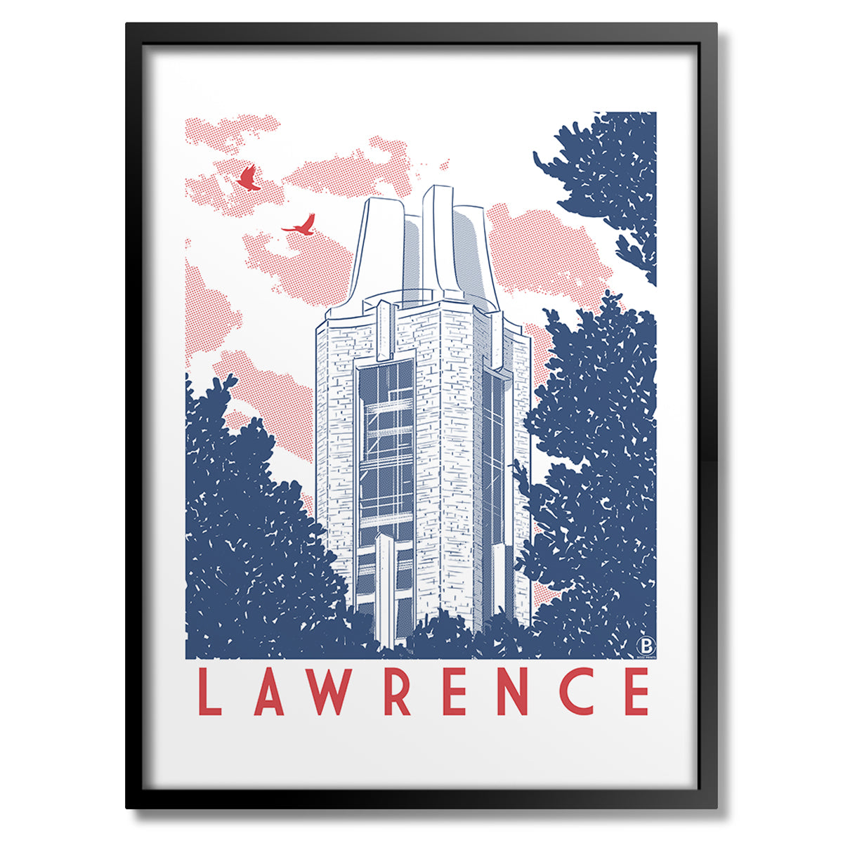 Lawrence Campanile Print - Bozz Prints