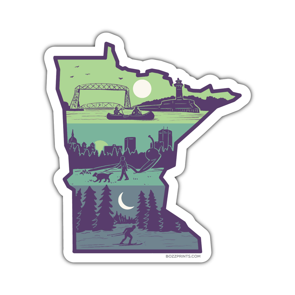 Layers of Minnesota - Bozz Prints