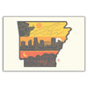 Layers of Arkansas Postcard - Bozz Prints