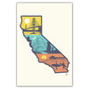 Layers of California Postcard