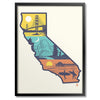 Layers of California Print