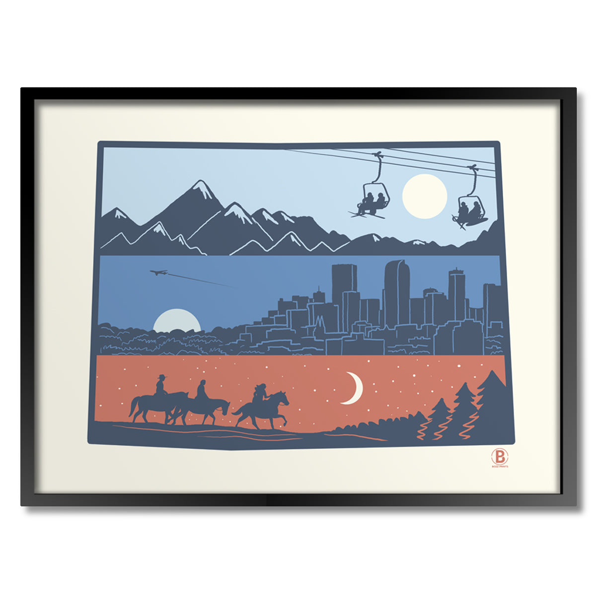 Layers of Colorado Print - Bozz Prints