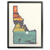 Layers of Idaho Print