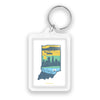 Layers of Indiana Keychain - Bozz Prints