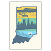 Layers of Indiana Postcard - Bozz Prints
