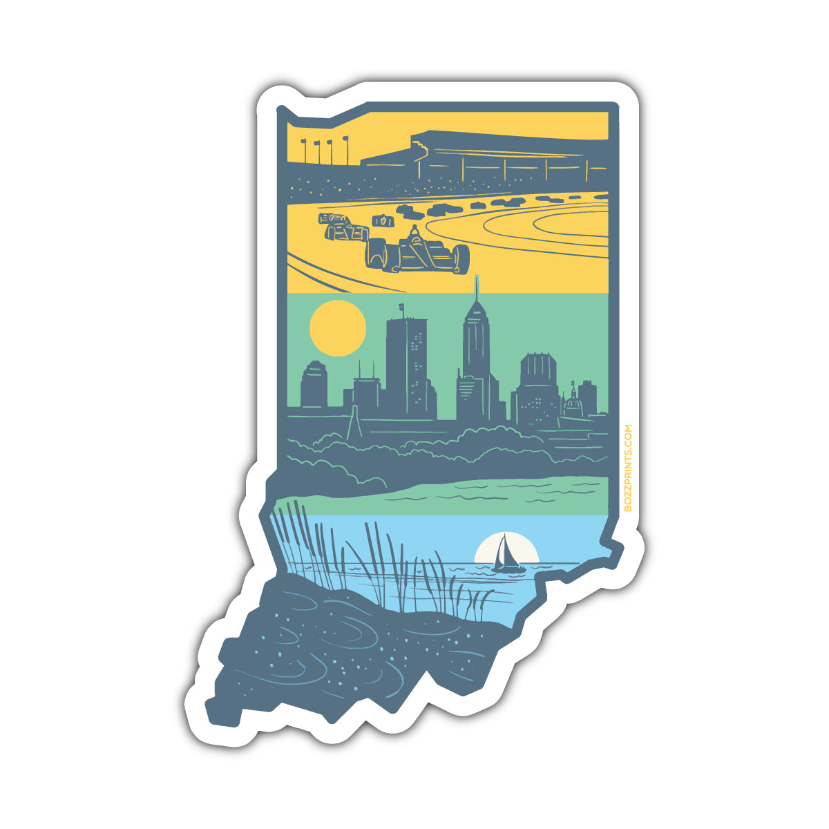 Layers of Indiana - Bozz Prints