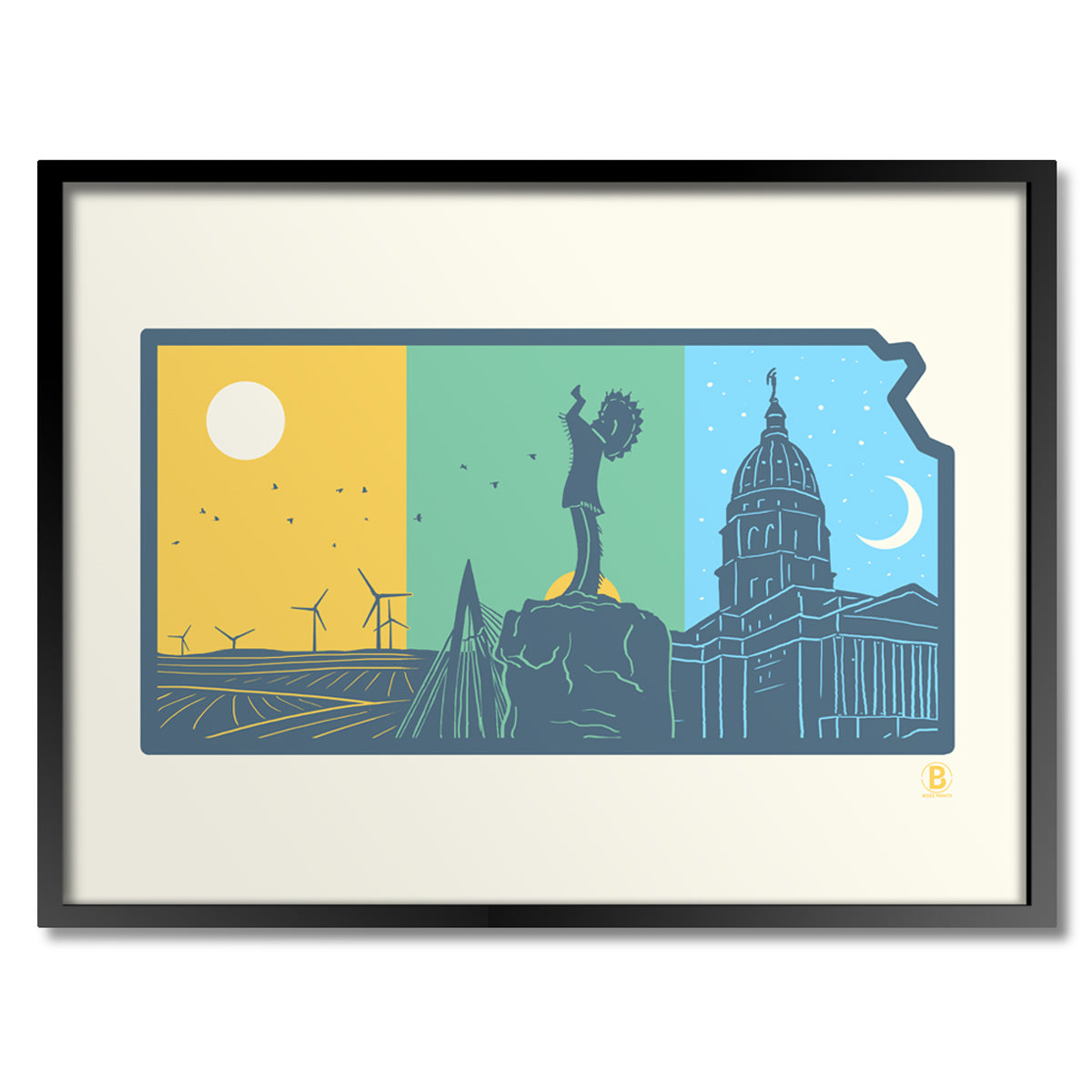 Layers of Kansas Print - Bozz Prints