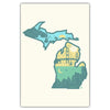 Layers of Michigan Postcard - Bozz Prints