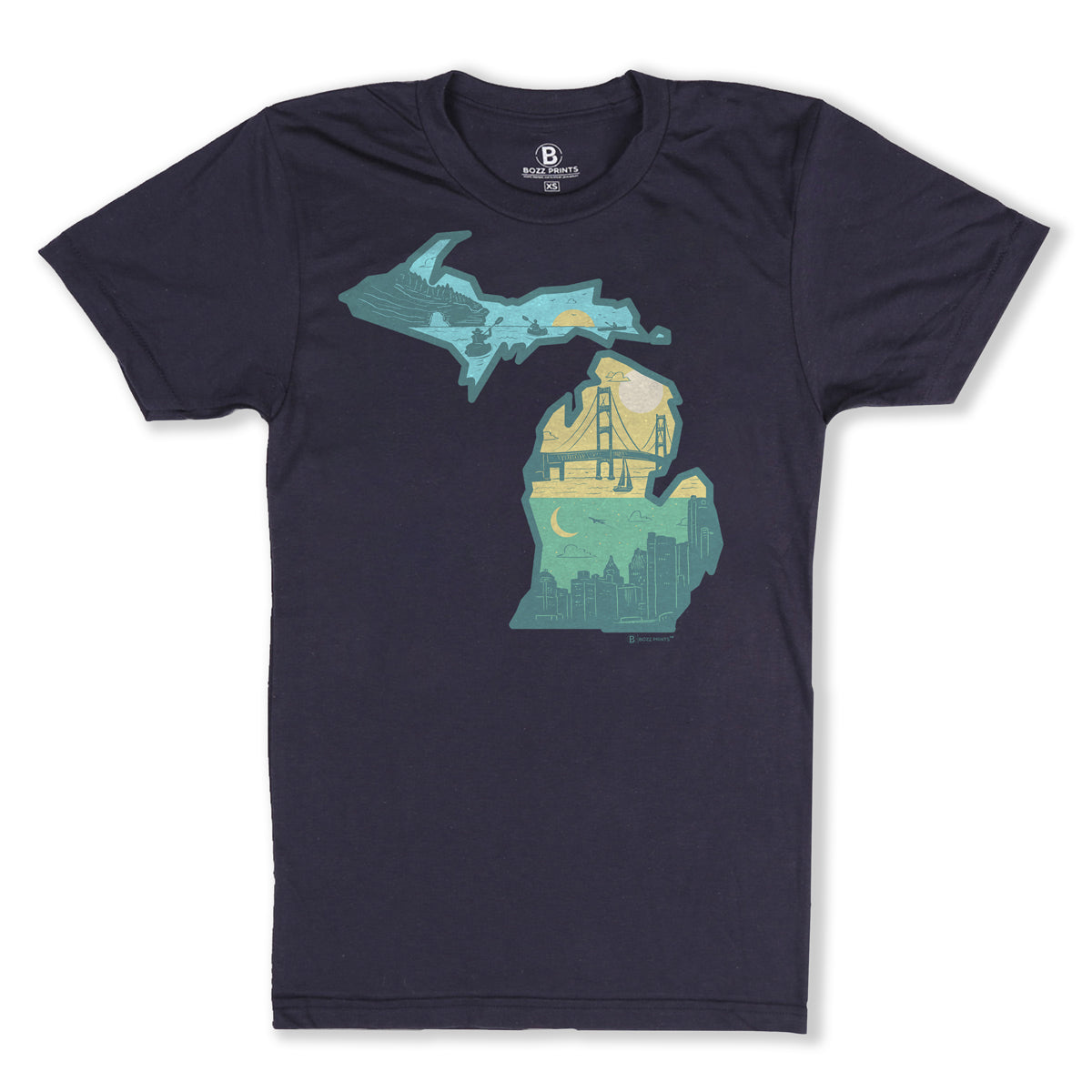 Layers of Michigan T-Shirt - Bozz Prints