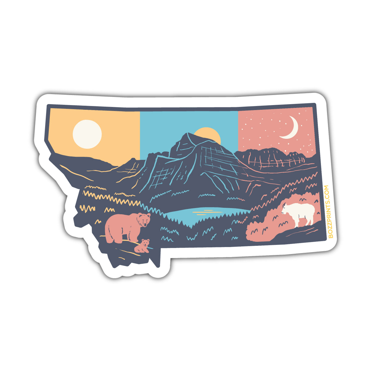Layers of Montana - Bozz Prints