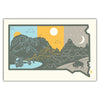 Layers of South Dakota Postcard - Bozz Prints
