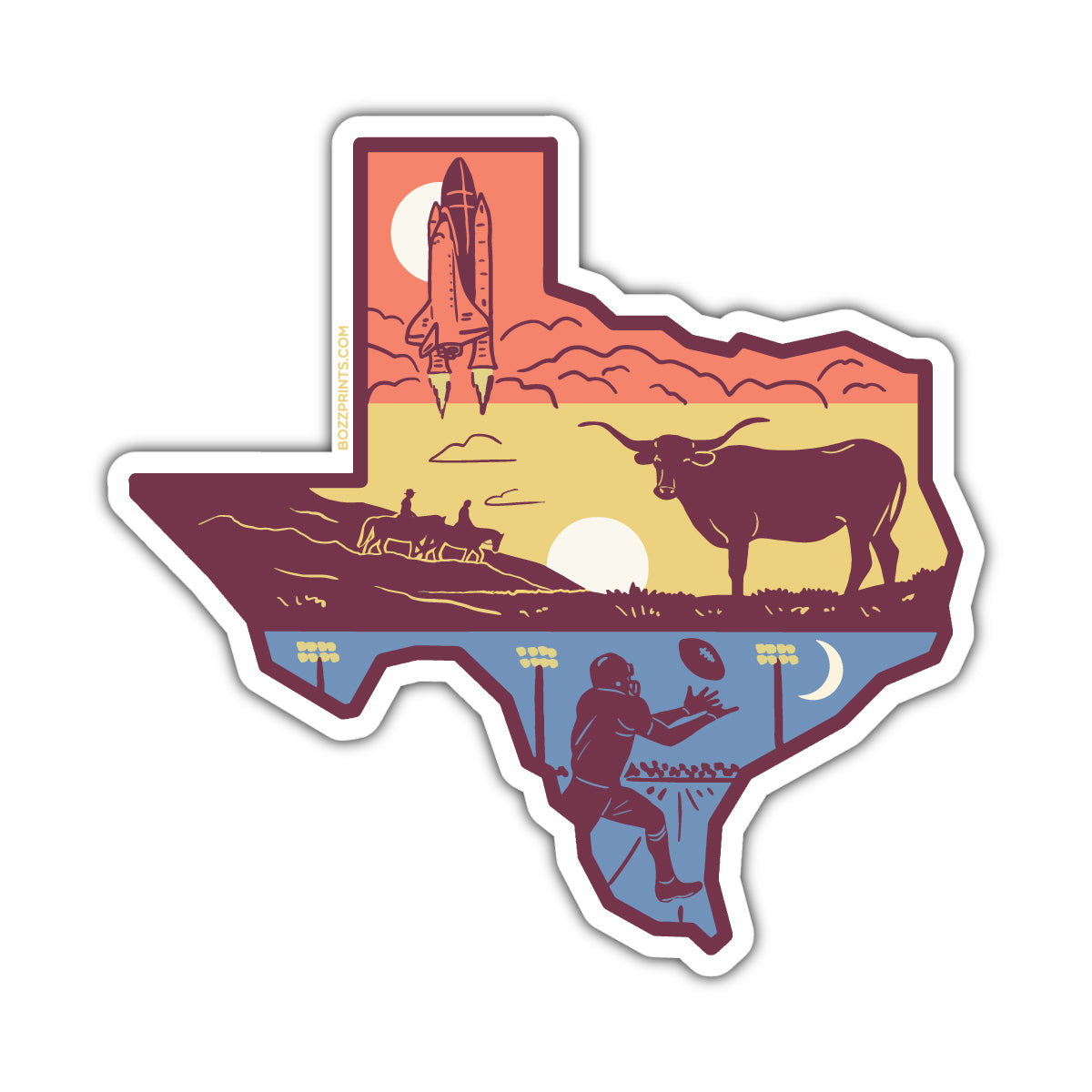 Layers of Texas - Bozz Prints
