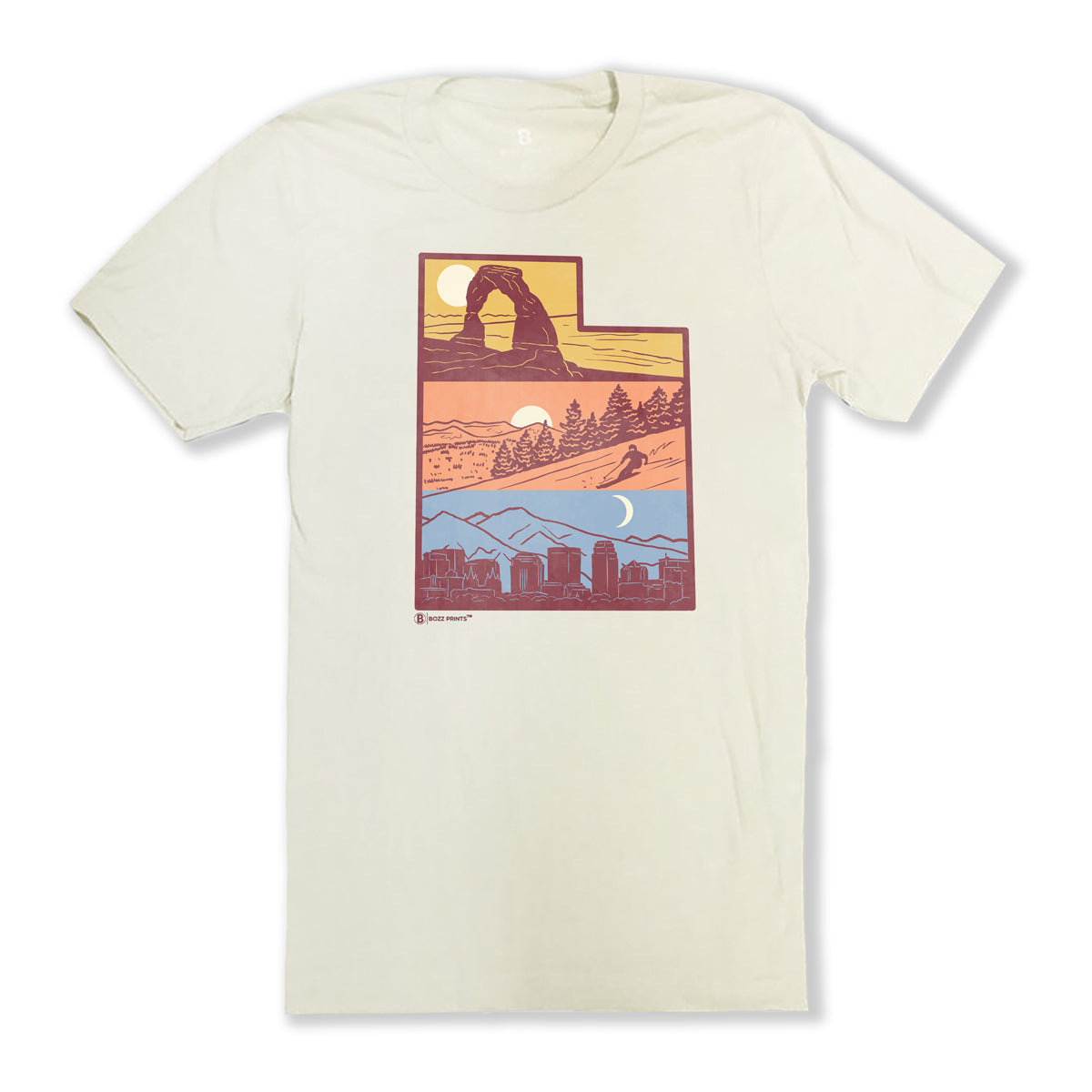 Layers of Utah T-Shirt - Bozz Prints