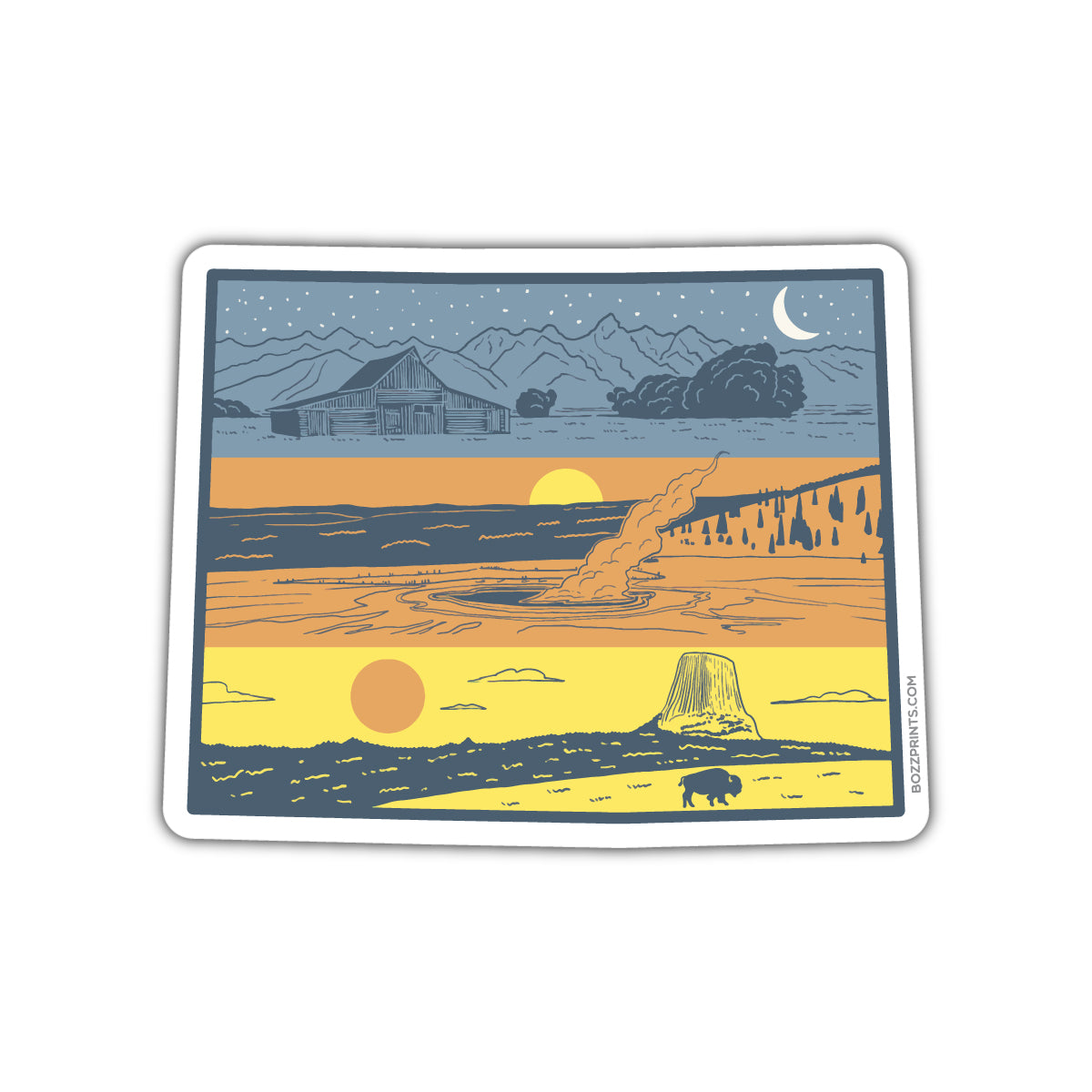 Layers of Wyoming