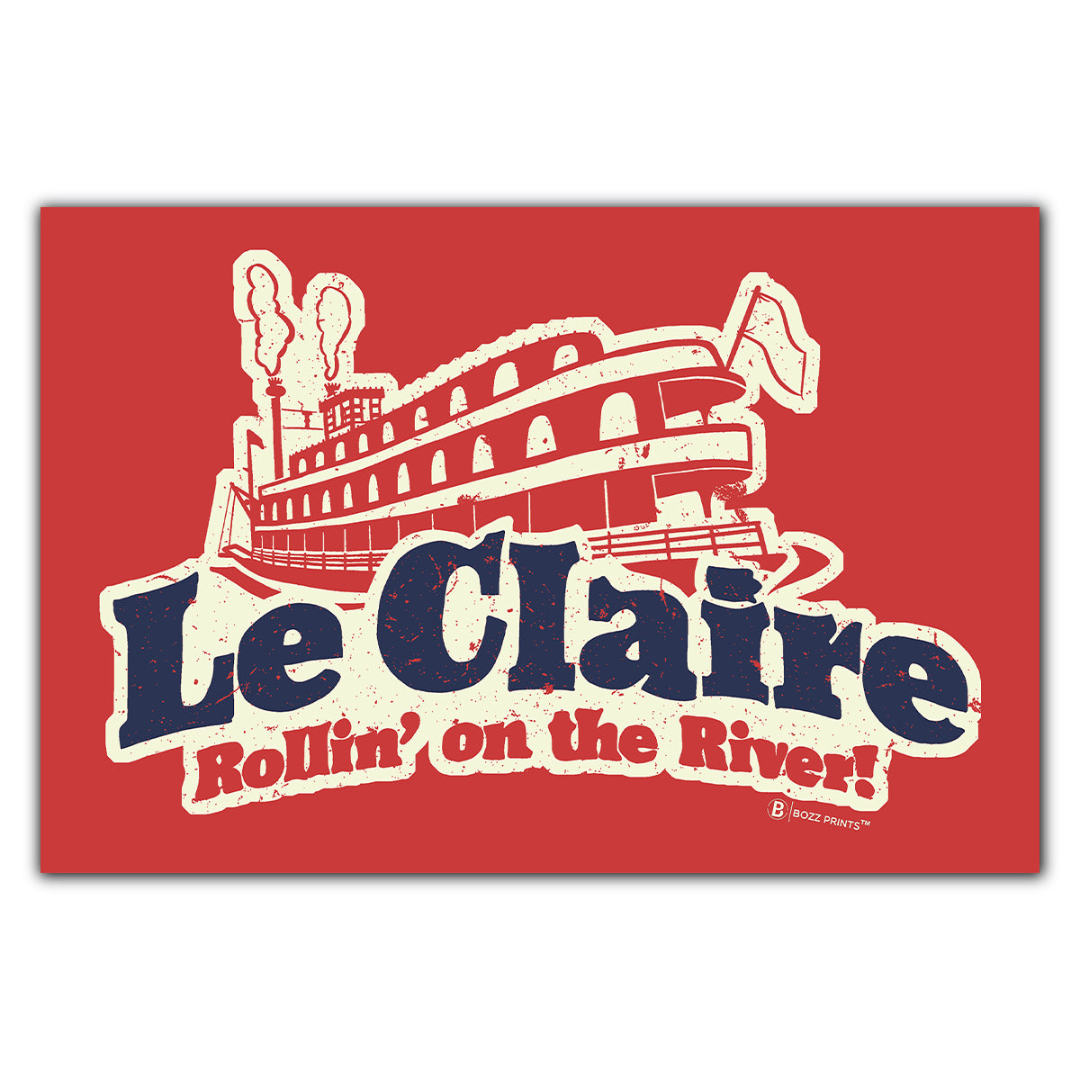 LeClaire Rollin' on the River Postcard