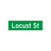 Locust Street - Des Moines Street Signs - Bozz Prints
