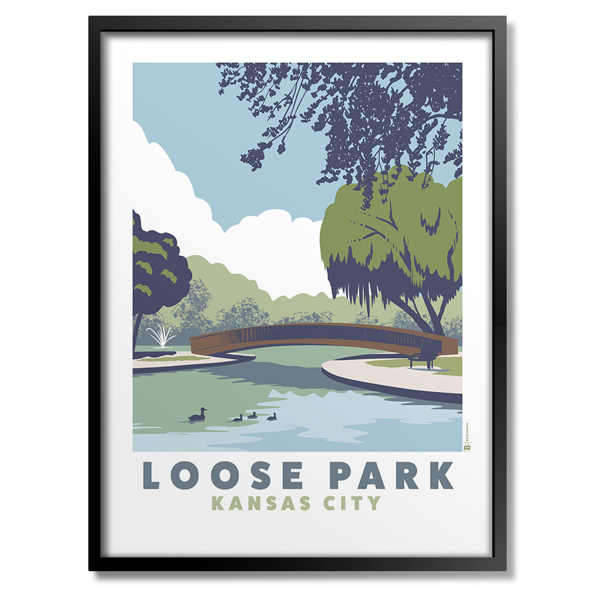 Loose Park Print - Bozz Prints