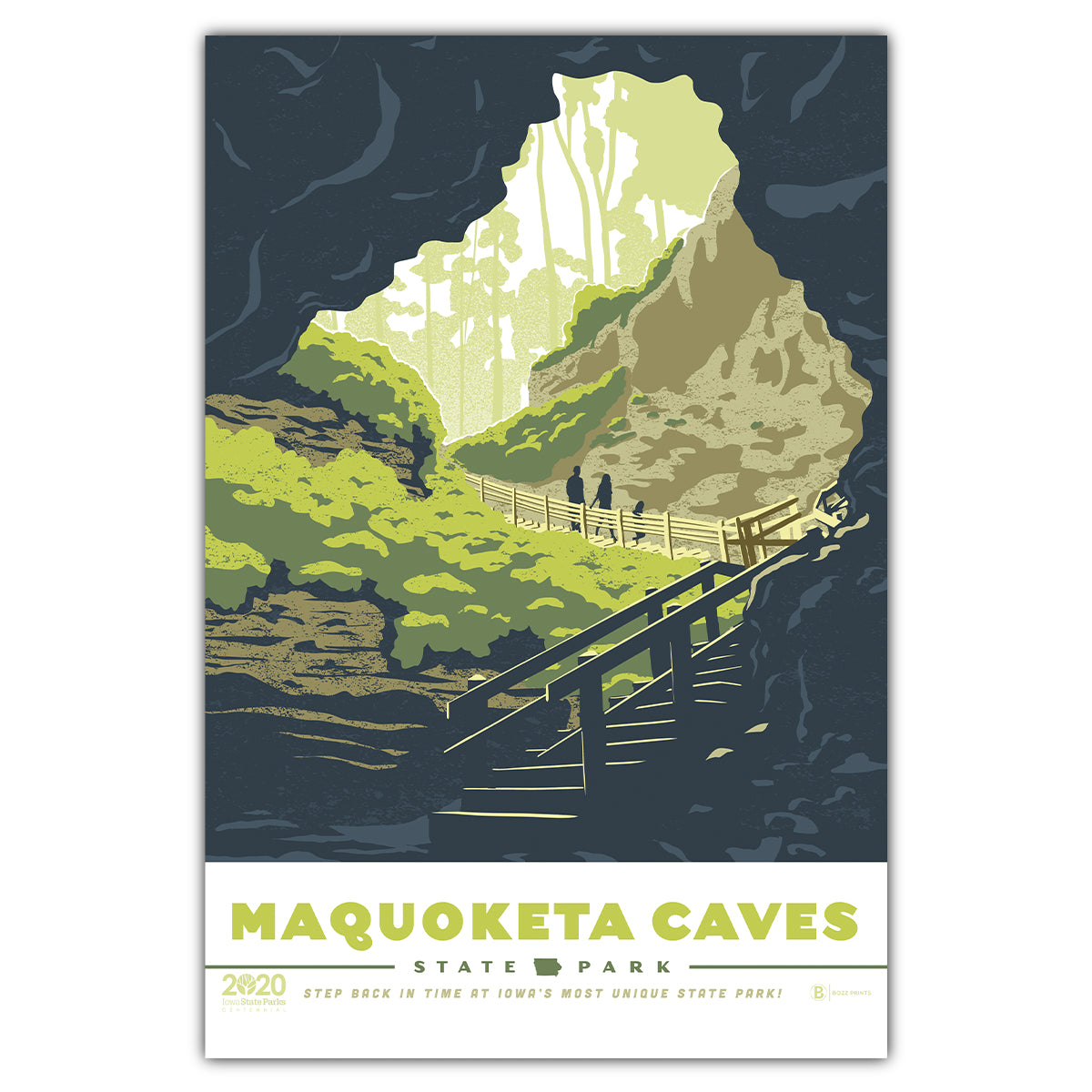 Maquoketa Caves State Park Postcard - Bozz Prints